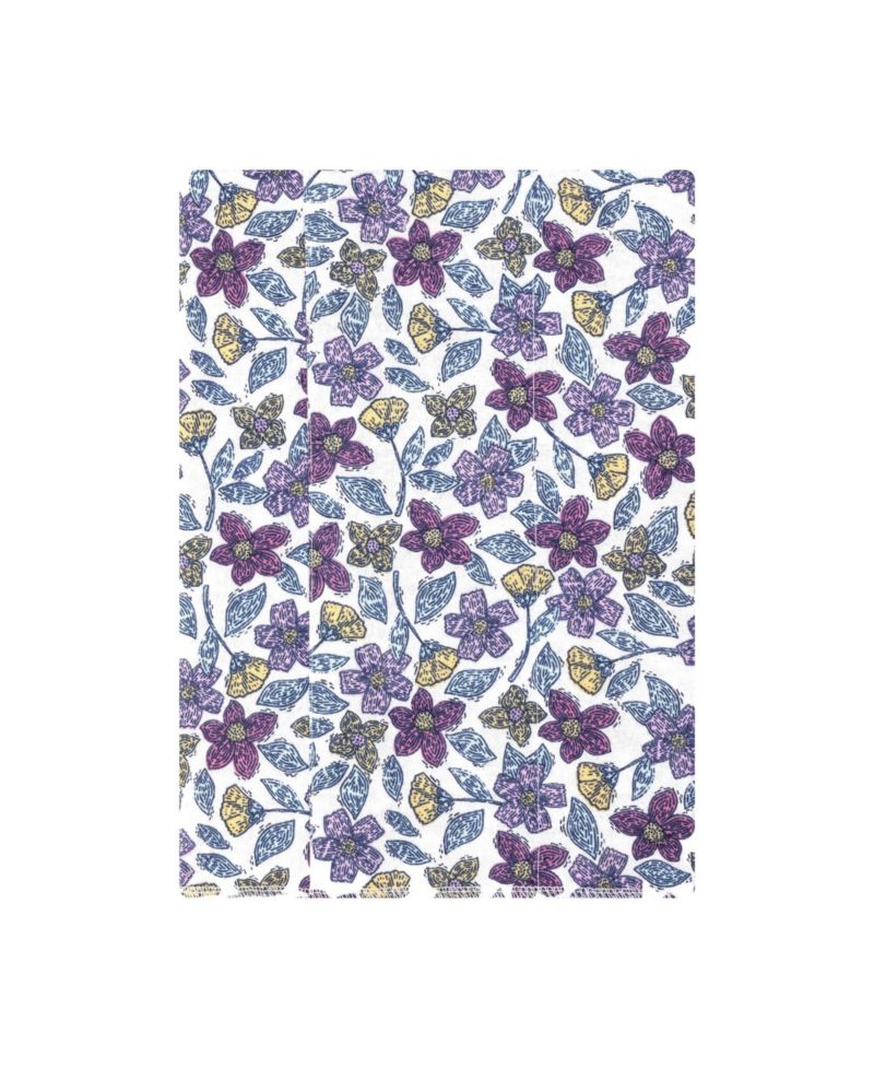 Girl Cotton Poly Flannel Burp Cloths 4-Pack, Begonia Floral