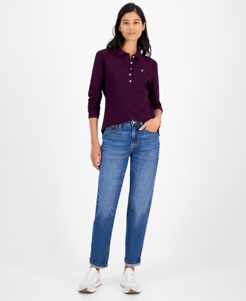 Women's Long Sleeve Polo Shirt