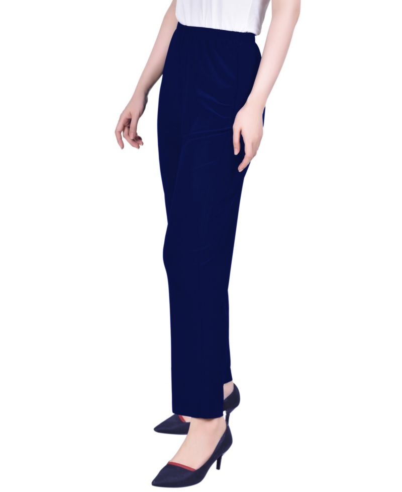 Plus Size Pull On Slim Leg Pants