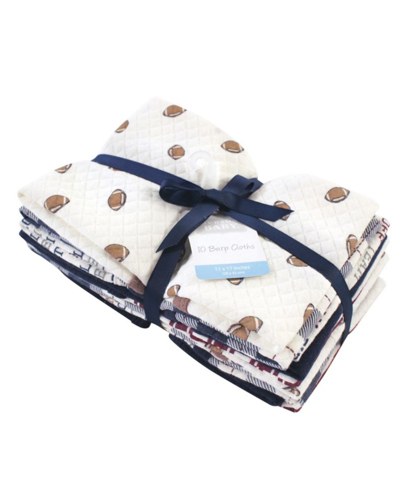 Boys Quilted Burp Cloth
