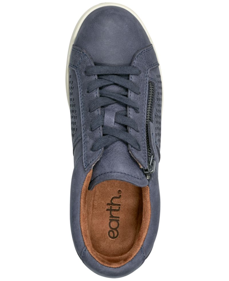 Women's Netta Side Zip Lace-Up Sneakers