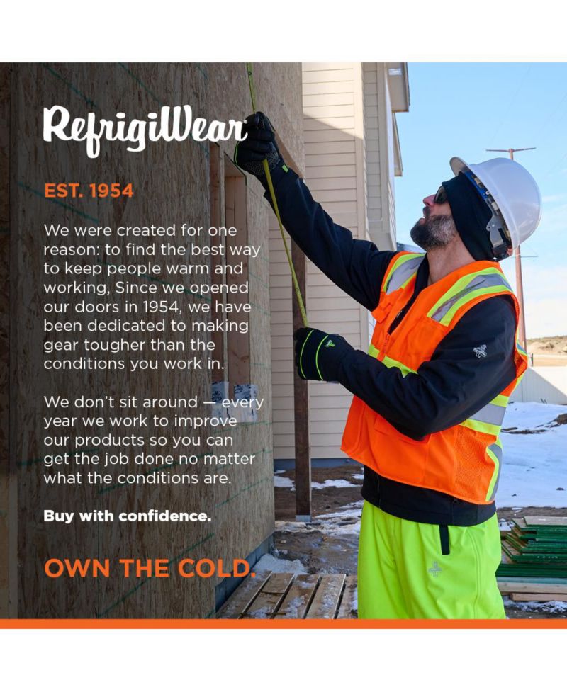 Men's Hi Vis Orange Safety Work Vest