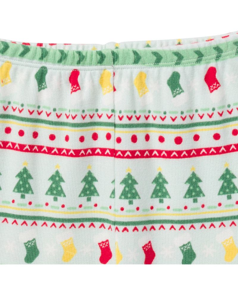 Baby Girls Holiday Family Pajamas Neutral Two Piece Pajamas