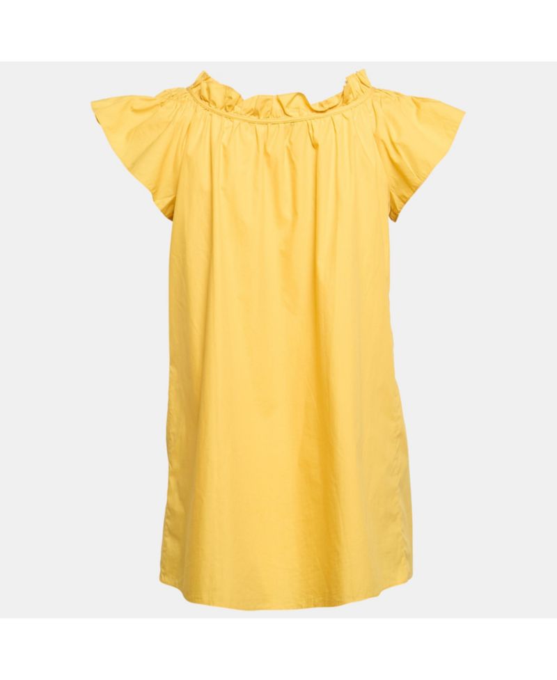 Women's Yellow Cotton Top