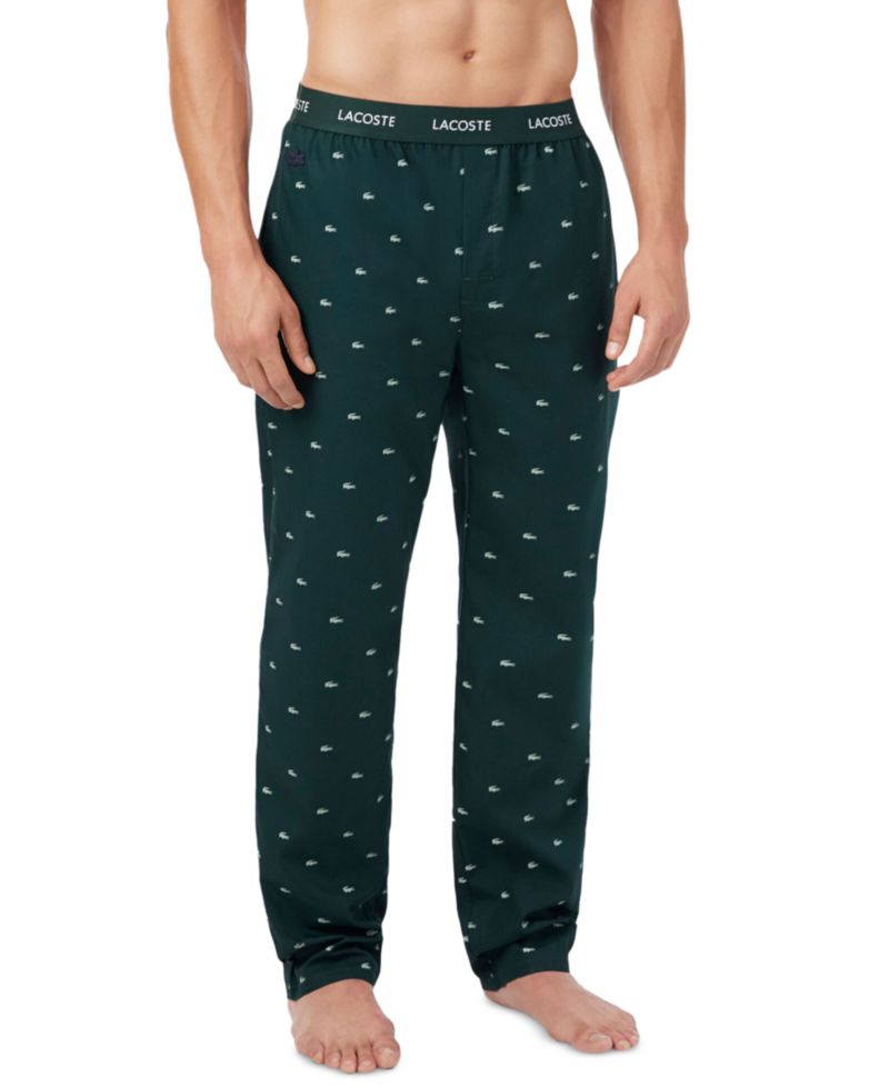 Men's Cotton Crocodile Print Pajama Pants