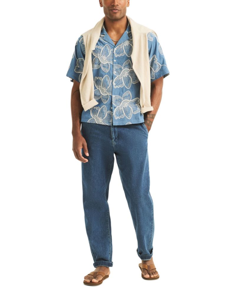 Men's Short-Sleeve Camp Collar Shirt