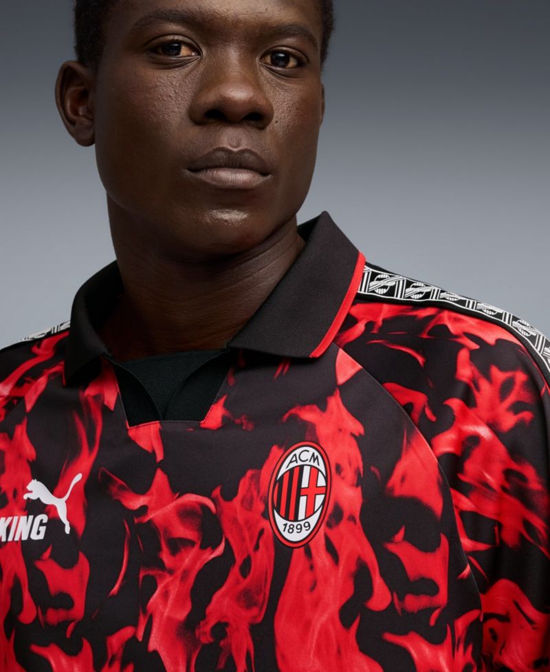 Men's Red AC Milan King Retro Jersey