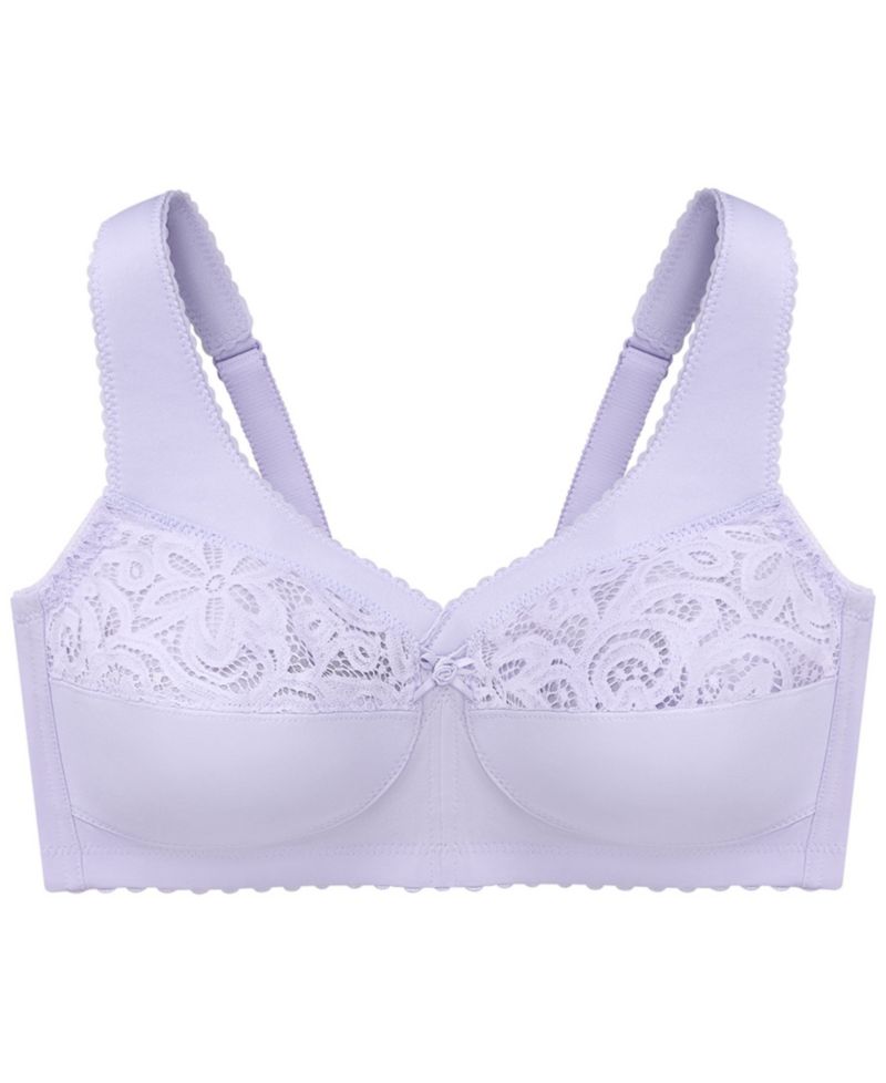 Women's Full Figure Plus Size MagicLift Cotton Wirefree Support Bra 1001