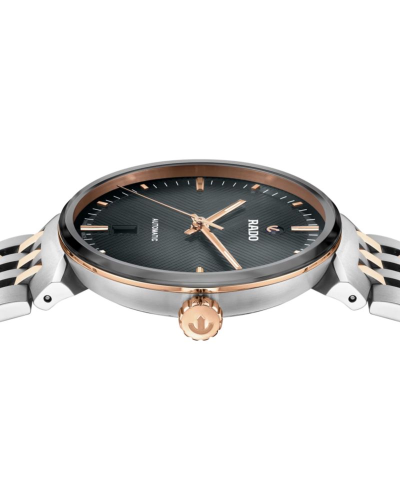 Unisex Swiss Automatic Florence Two-Tone Stainless Steel Bracelet Watch 39mm