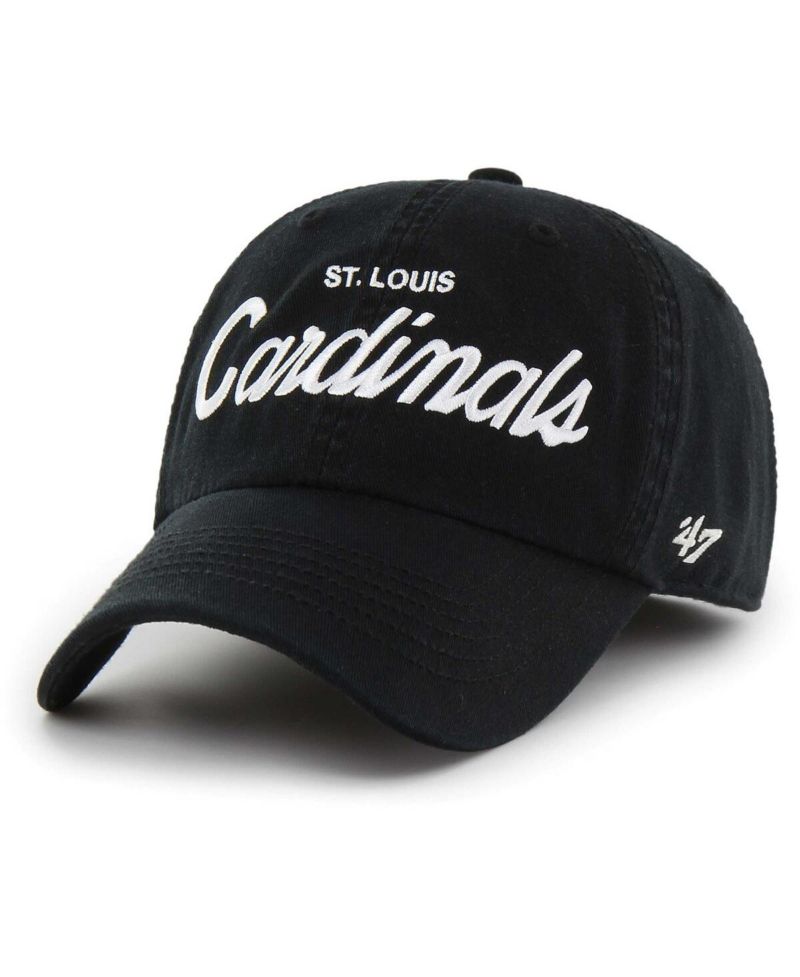Men's Black St. Louis Cardinals Crosstown Classic Franchise Fitted Hat