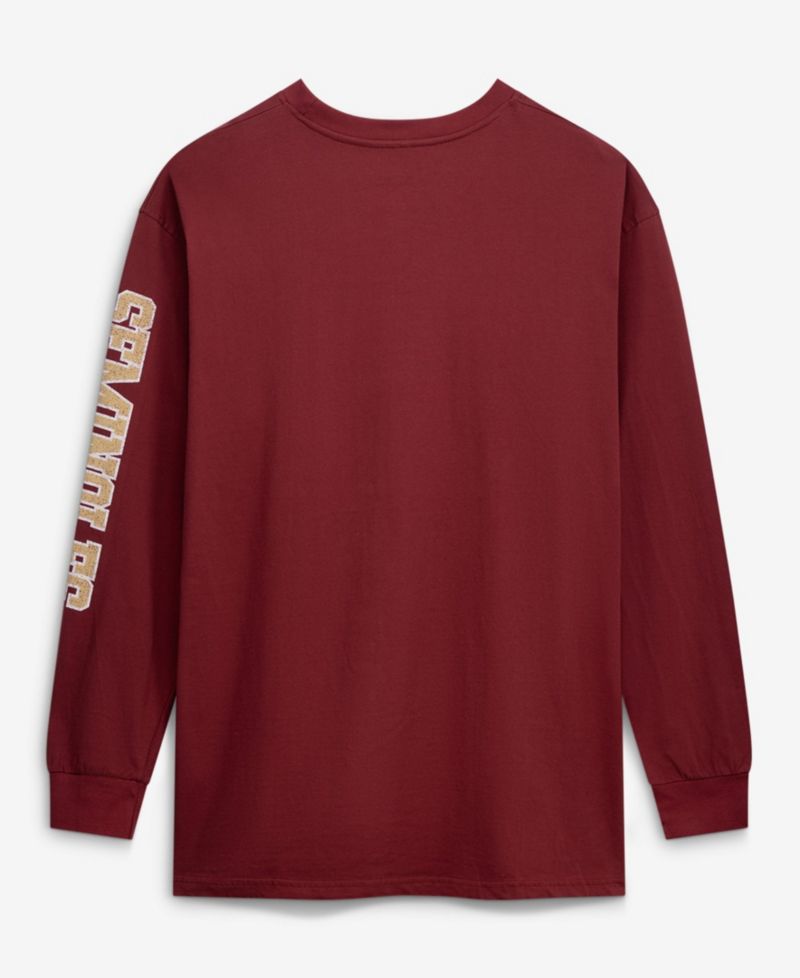 Men's Garnet Florida State Seminoles Big Tall Arch Over Logo Long Sleeve T-Shirt