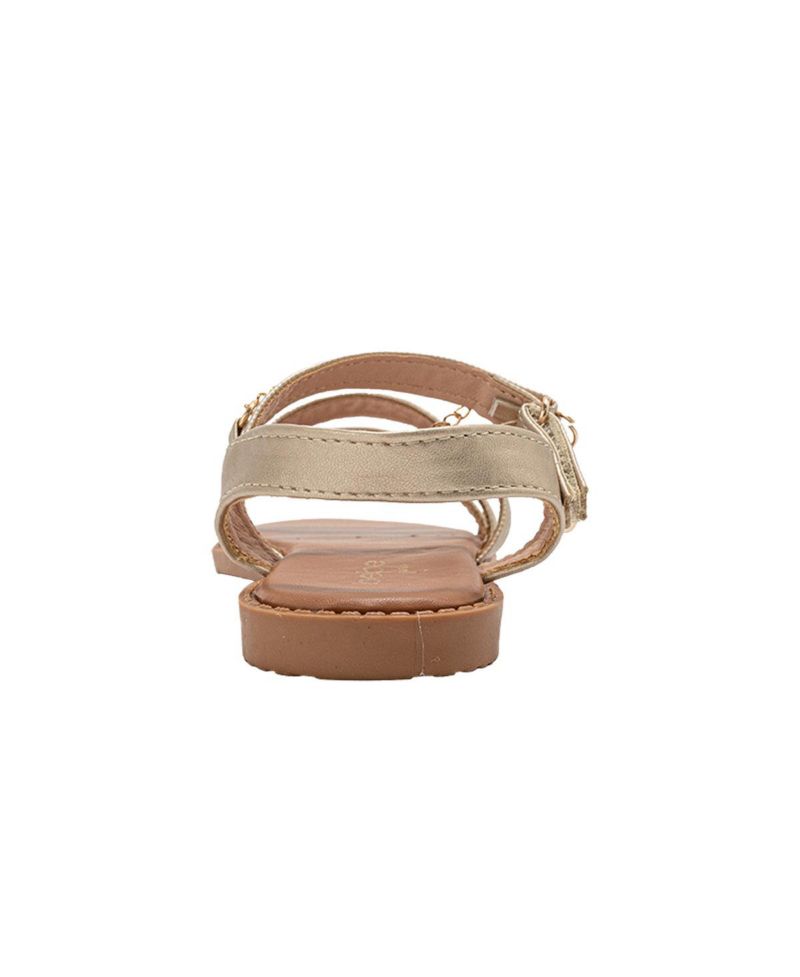 Girls Girl's Fashion Sandals - Dressy Shoes with Decorative Chain and Charms