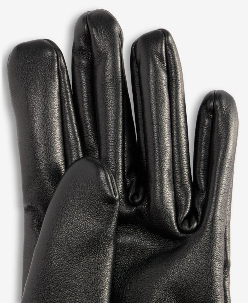 Women's Bow Embellished Gloves with Faux-Fur Cuff