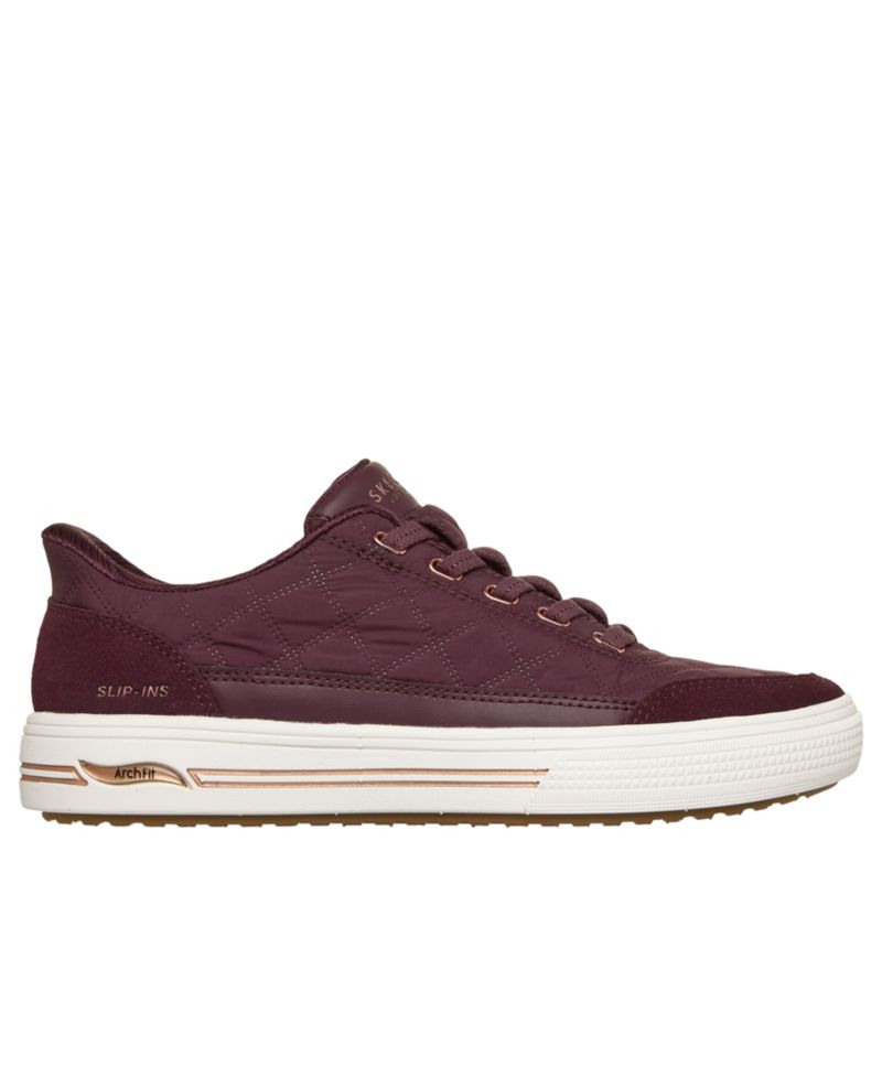 Women's Skechers Slip-Ins: Arch Fit Arcade - Cozy Fit Cuddle Steps Casual Sneakers from Finish Line
