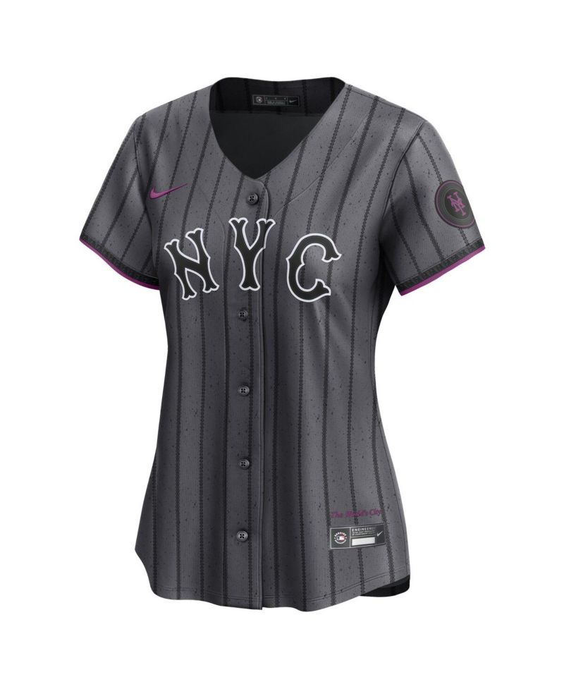Women's Juan Soto Gray New York Mets City Connect Limited Jersey