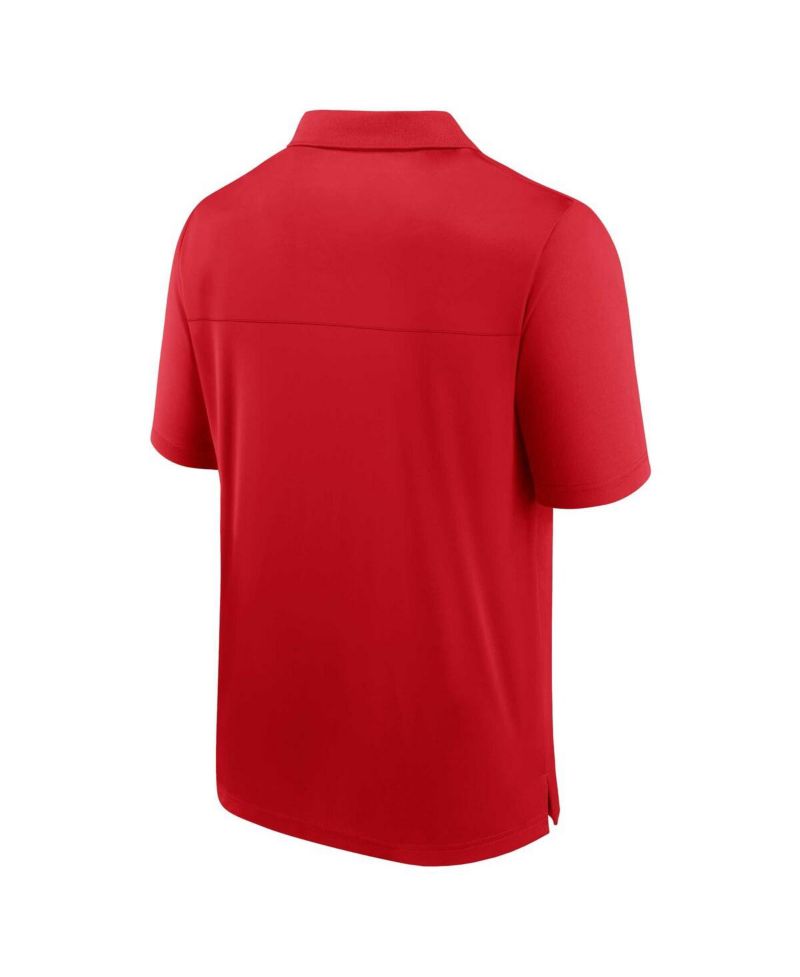 Men's Red St. Louis Cardinals Logo Polo Shirt