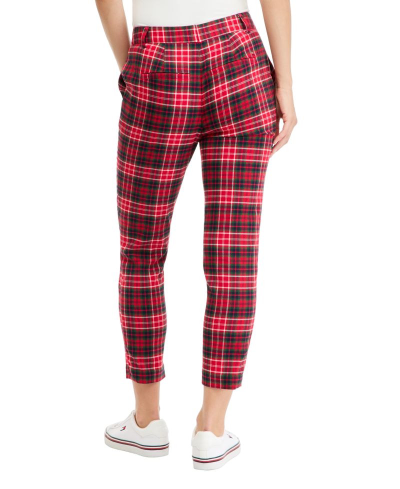 Women's Flannel Tailored Straight-Leg Pants