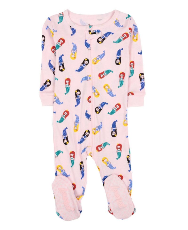 Toddler Girls Matching Family One-Piece Cotton Sleep 'n Play Footed Pajamas - Cute and Playful Prints