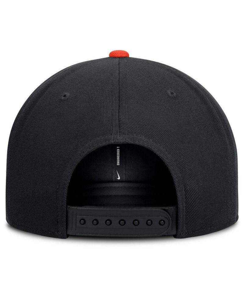 Men's Black/Orange Baltimore Orioles Primetime Pro Dri-FIT Snapback Hat