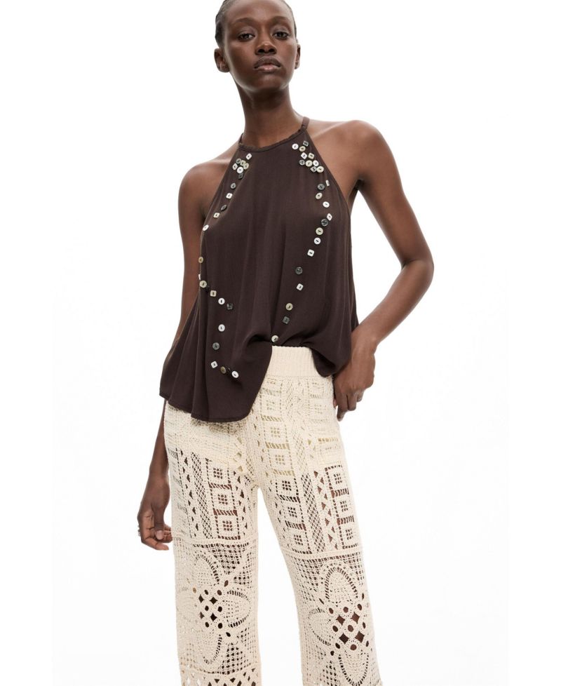 Women's Crochet Trousers