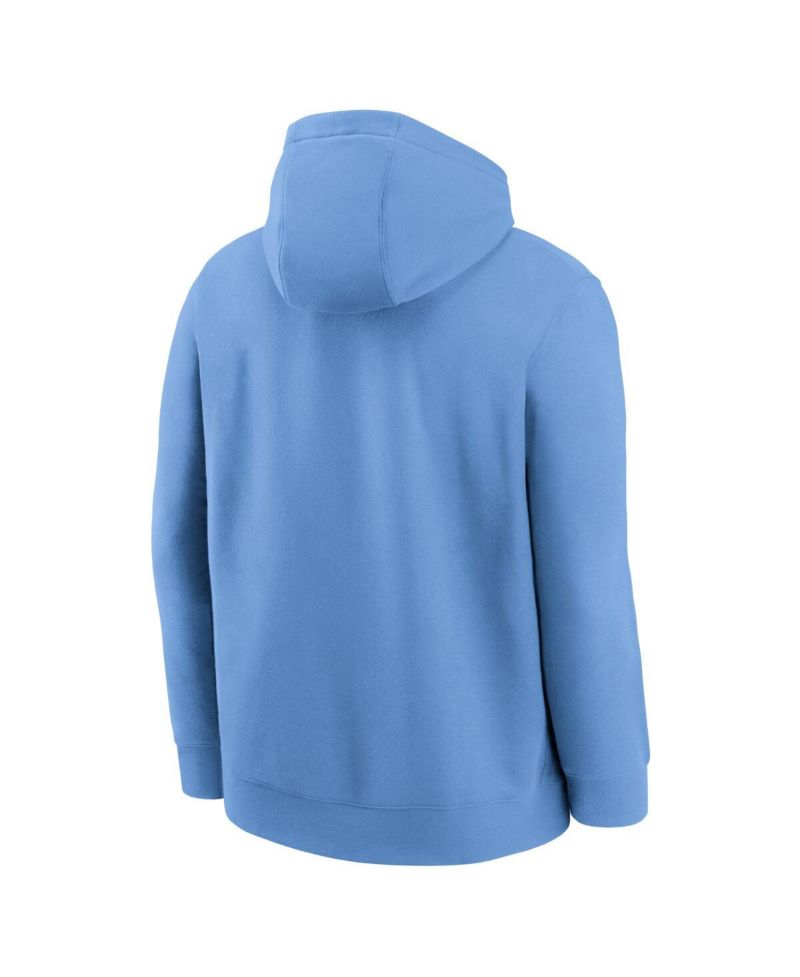 Men's Light Blue Philadelphia Phillies Cooperstown Collection Logo Club Pullover Hoodie