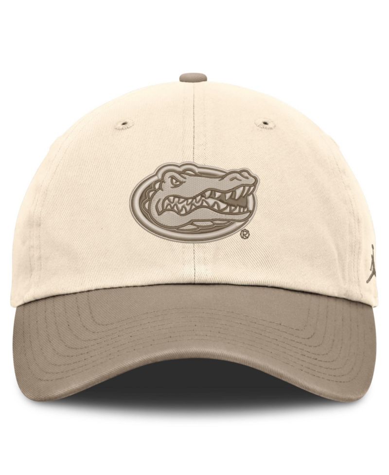 Men's Natural/Khaki Florida Gators Two-Tone Club Adjustable Hat