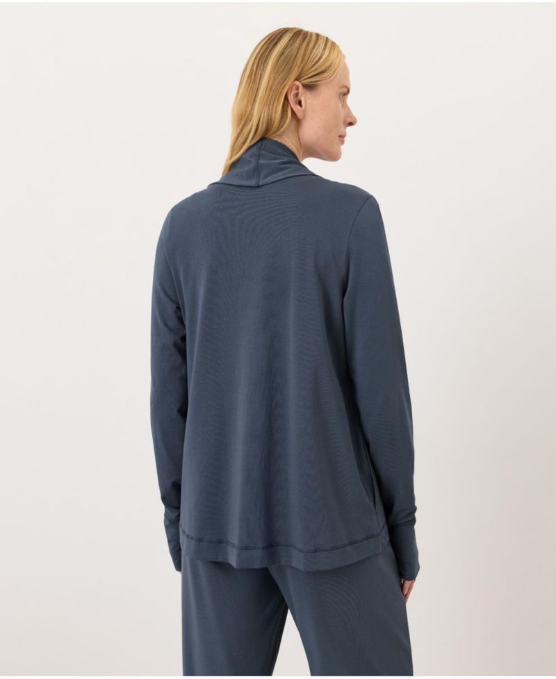 Women's Luxe Signature Swing Cardigan Made with Organic Cotton