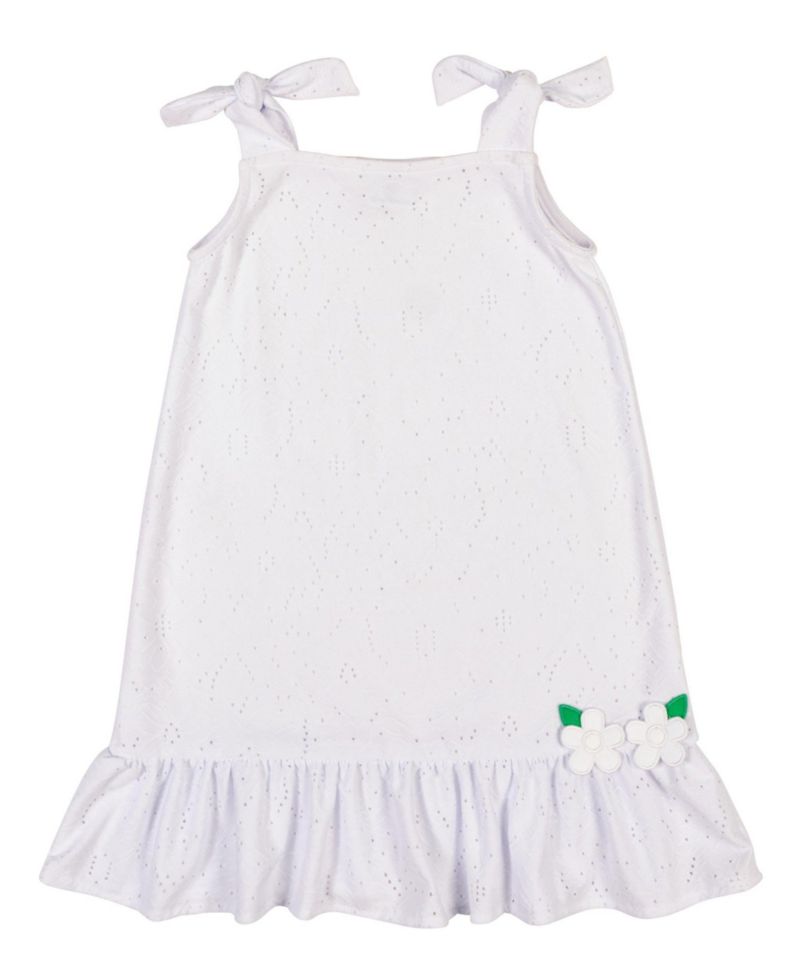 Little Girls Knit Eyelet Coverup