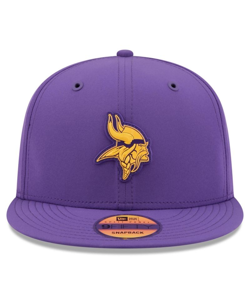 Men's Purple Minnesota Vikings 2026 Sideline 9FIFTY Snapback Hat