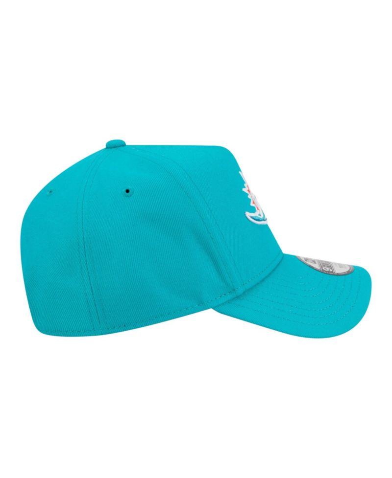 Big Boys and Girls Aqua Miami Dolphins 9FORTY A-Frame Adjustable Hat