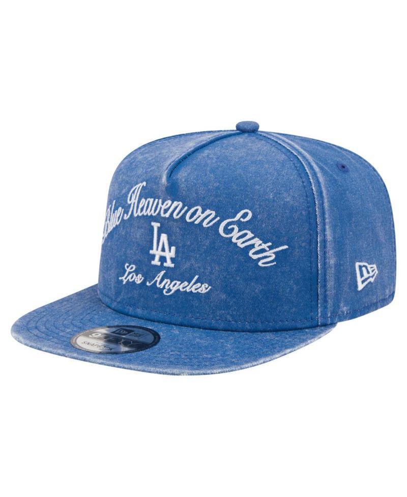 Men's Royal Los Angeles Dodgers City Slogan A-Frame 9FIFTY Snapback Hat