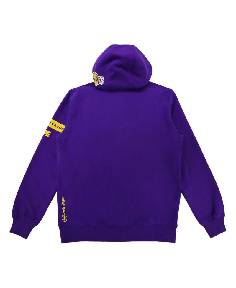 Men's and Women's NBA x Purple Los Angeles Lakers Culture & Hoops Heavyweight Pullover Hoodie