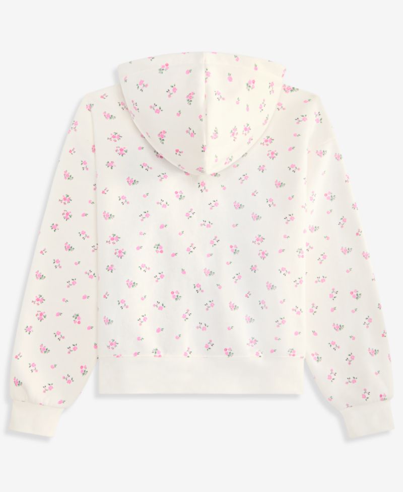 Girls 7-16 Printed Zip Hoodie