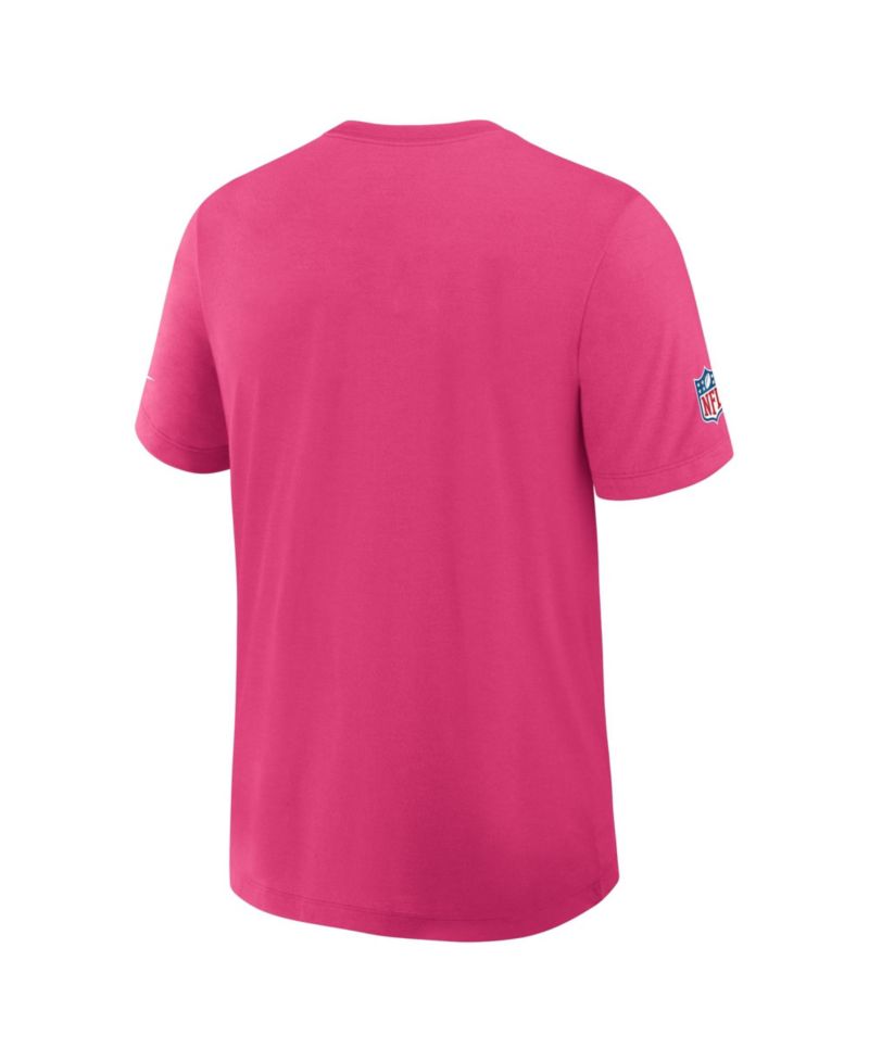 Men's Pink Miami Dolphins 2026 NFL Cruical Catch Sideline Dri-Fit T-Shirt