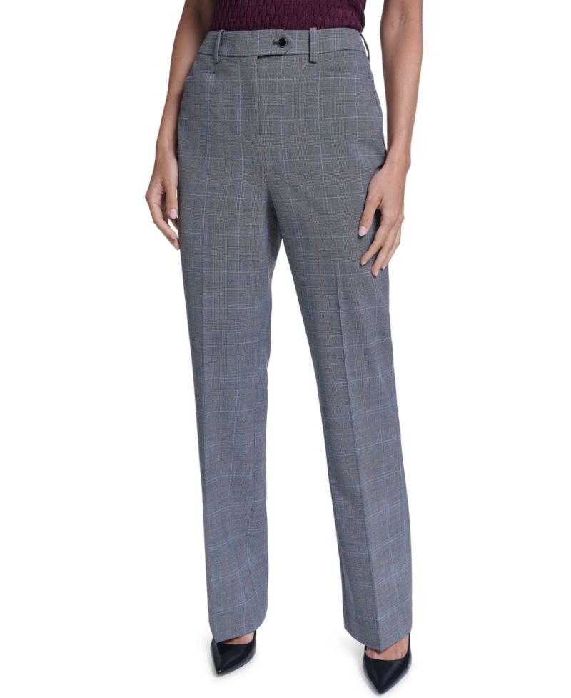 Women's Modern Fit Straight-Leg High-Rise Pants