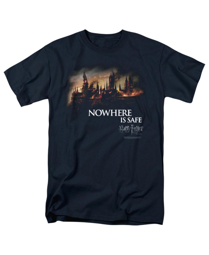 Big & Tall Burning Hogwarts T Shirt