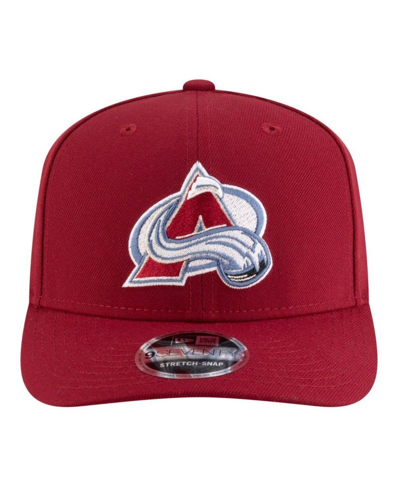 Men's Burgundy Colorado Avalanche 9SEVENTY Stretch-Snap Adjustable Hat