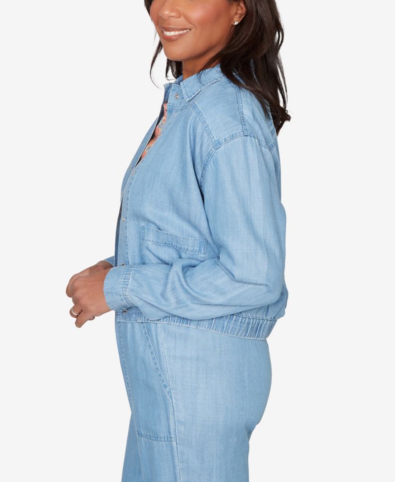 Women's Beachcomber Casual Elastic Lyocell Shirt Jacket