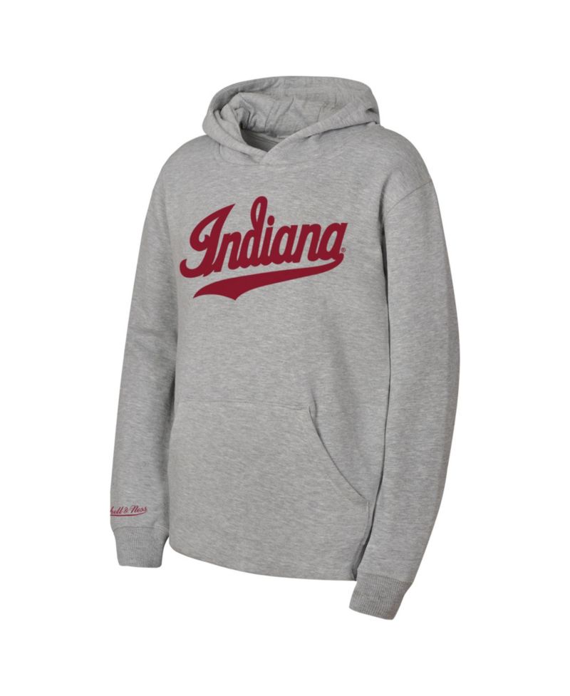 Boys' and Girls' Indiana Hoosiers Throwback Wordmark Fleece-Lined Hoodie