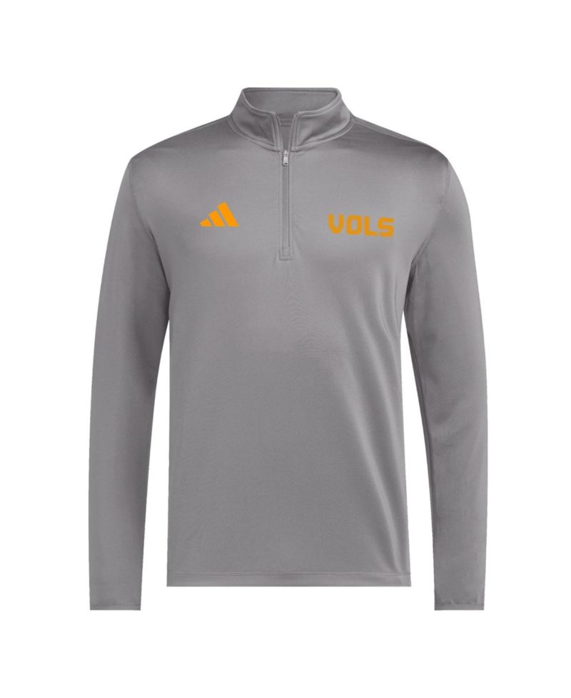 Men's Gray Tennessee Volunteers Ultimate365 Cozy Quarter-Zip Sweatshirt