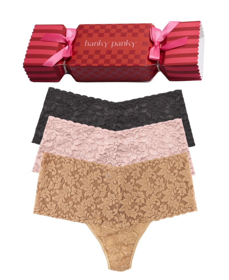 Women's Signature Lace Floral Thong