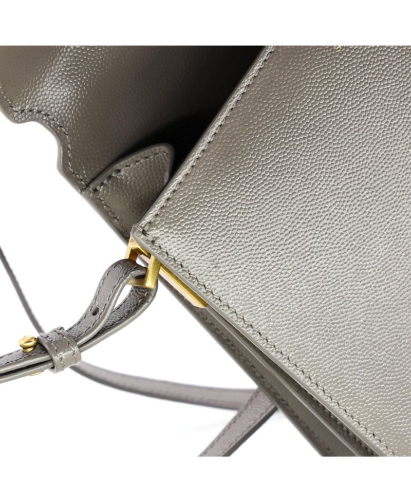 Mini Cassandra Top Handle Bag Leather