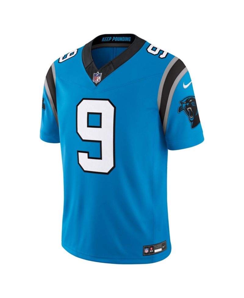 Men's Bryce Young Blue Carolina Panthers Alternate Vapor F.U.S.E. Stitched Limited Jersey