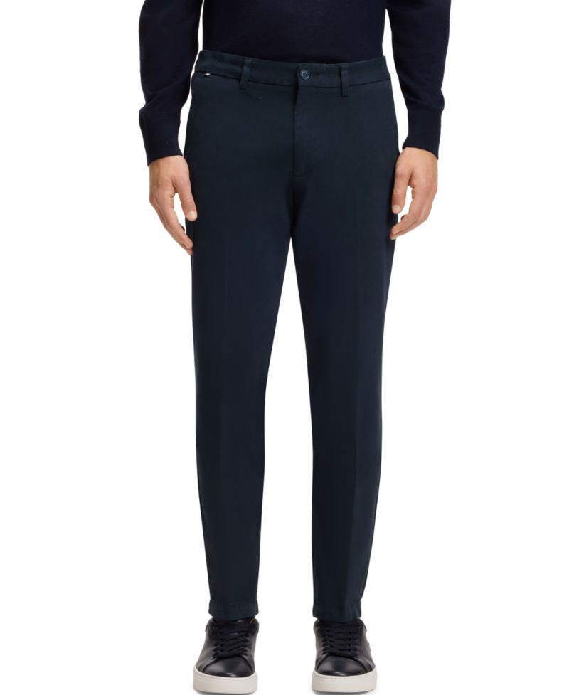 Men's Stretch-Cotton Slim-Fit Pants