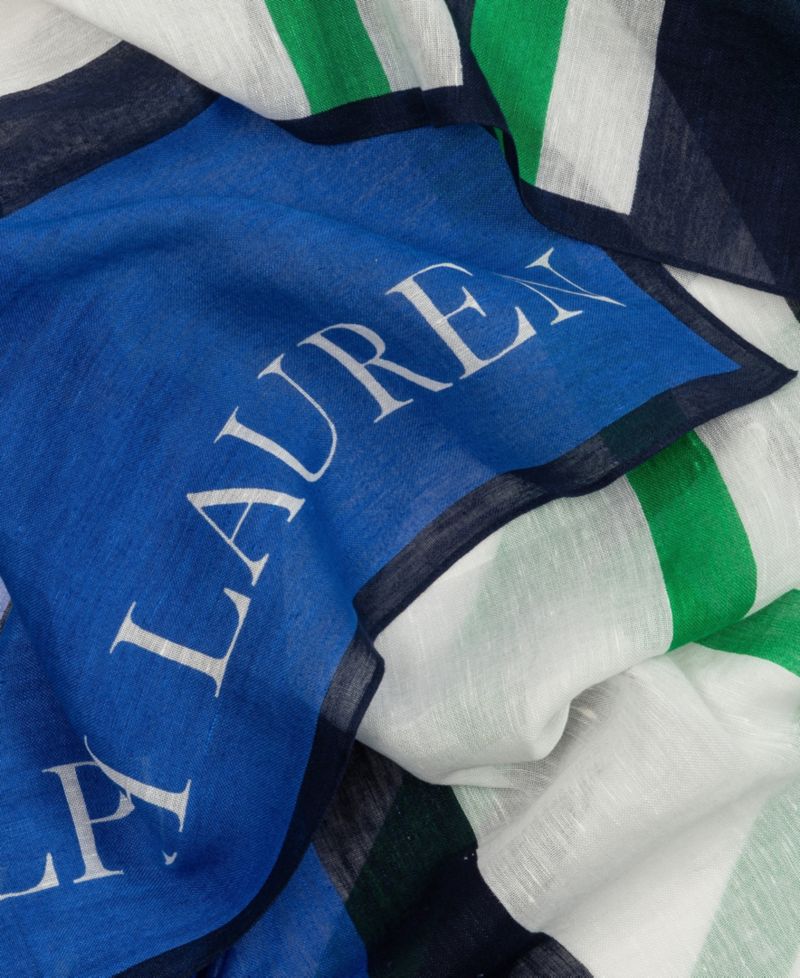 Stripe Square Scarf