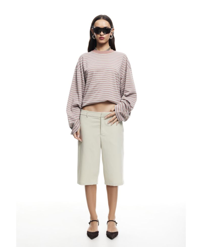 Women's Bloom Round-Neck Long-Sleeve Top