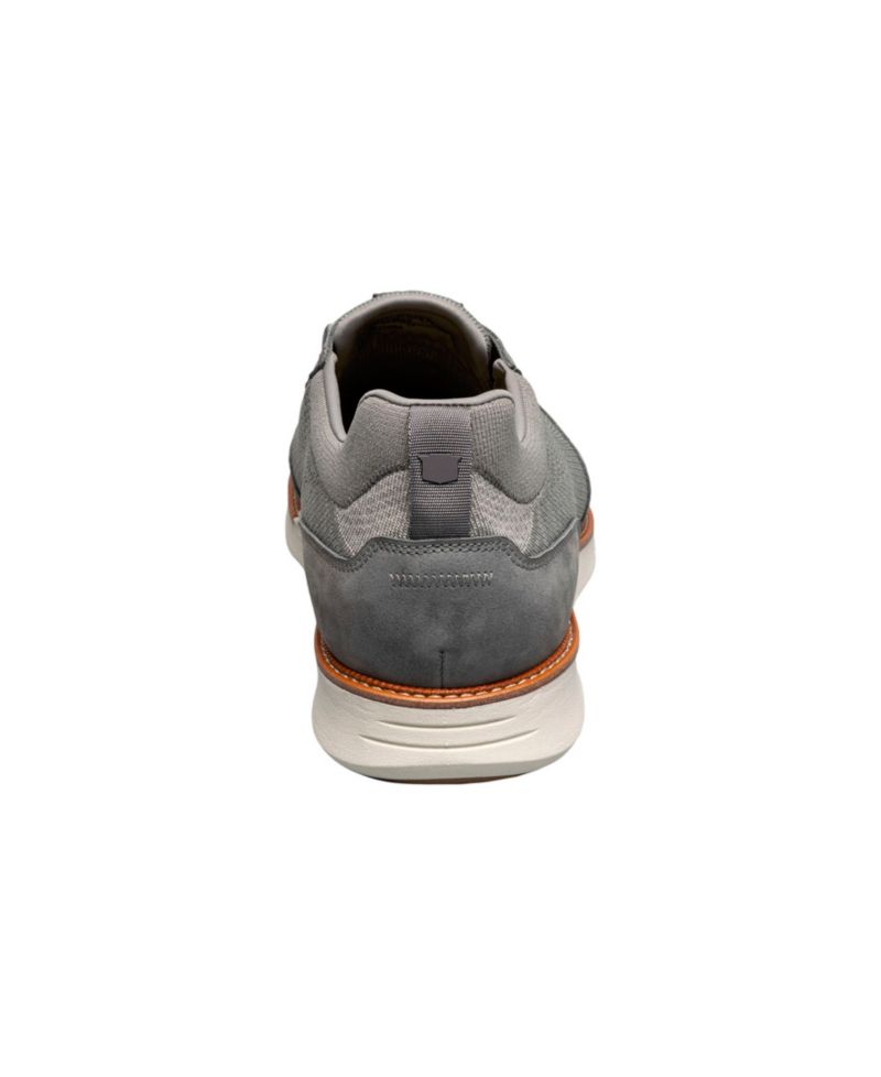 Men's Launch Knit Elastic Lace Slip On Sneaker