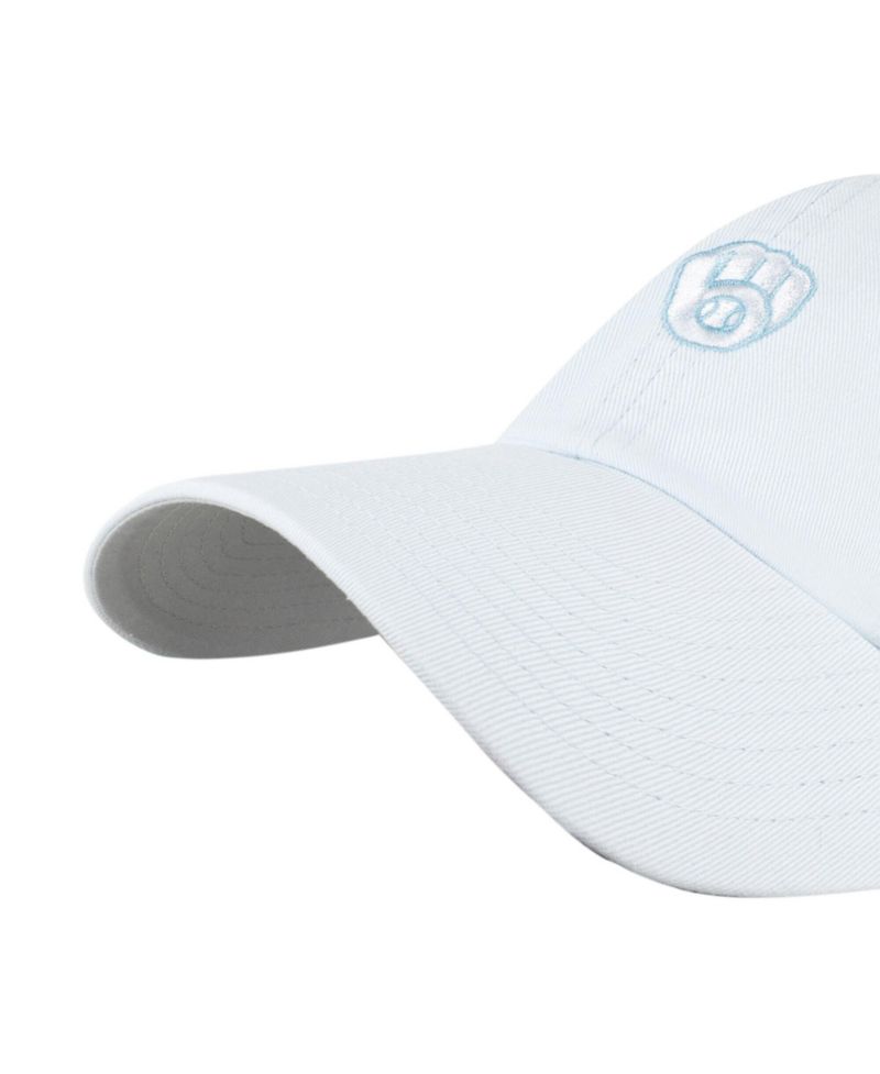 Men's and Women's Light Blue Milwaukee Brewers Pastel Clean Up Adjustable Hat