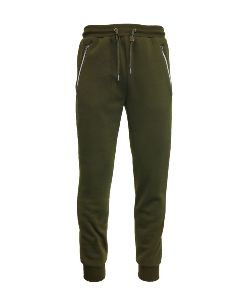 Men's Slim Fit Jogger Pants with Zipper Pockets
