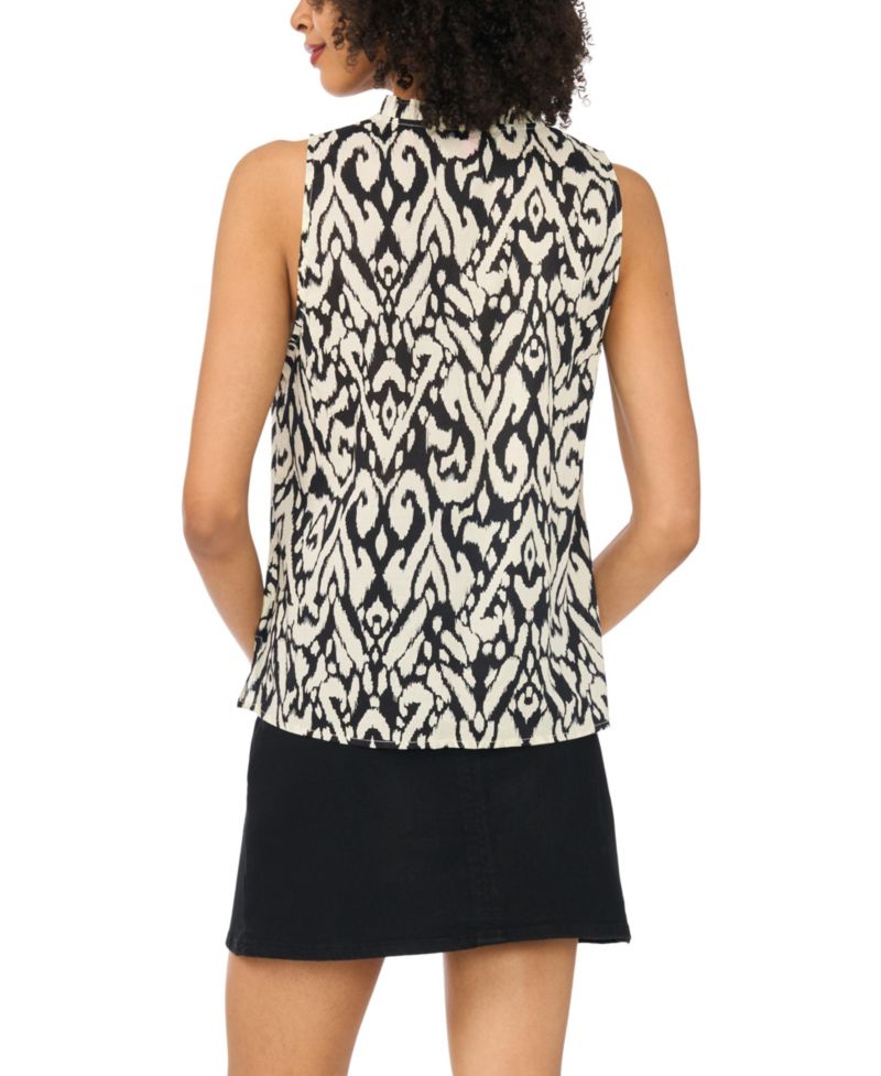 Women's V-Neck Front-Slit Top
